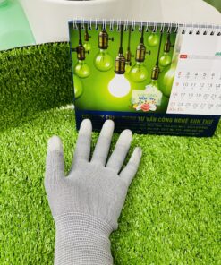 Găng tay sợi poly phủ PU ngón tay