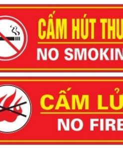Bảng cấm lửa cấm thuốc