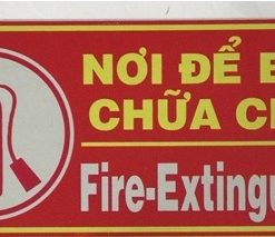 Nơi để bình chữa cháy