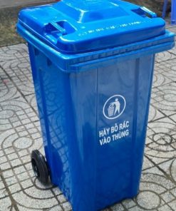 Thùng rác công nghiệp 160L