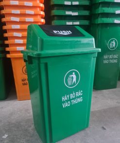 Thùng rác nắp lật BAIYUN 30L