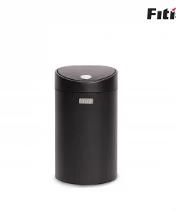 Thùng rác premium nhấn tròn 12L