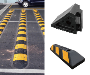 Gờ giảm tốc cao su - chặn bánh xe - chèn bánh xe