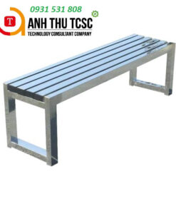Ghế công viên không tựa inox 304