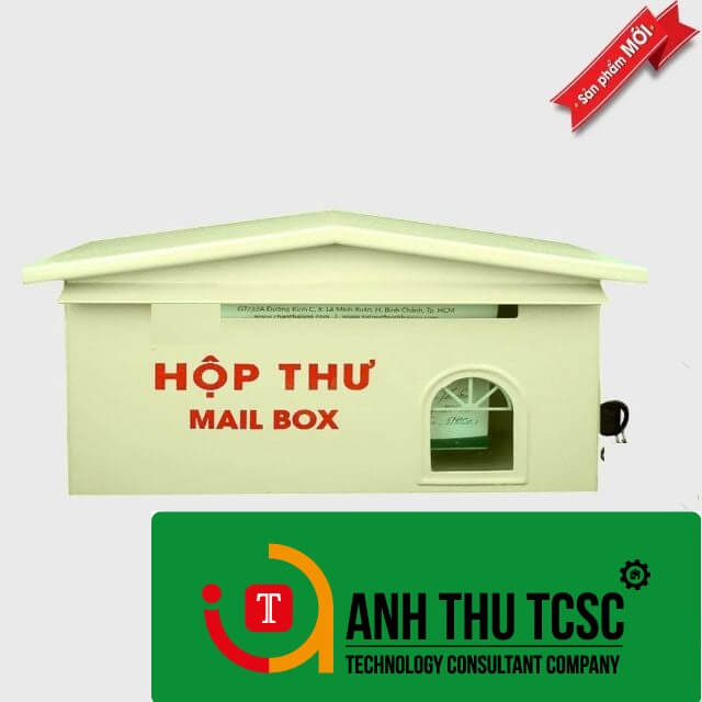 Hộp thư xinh màu kem