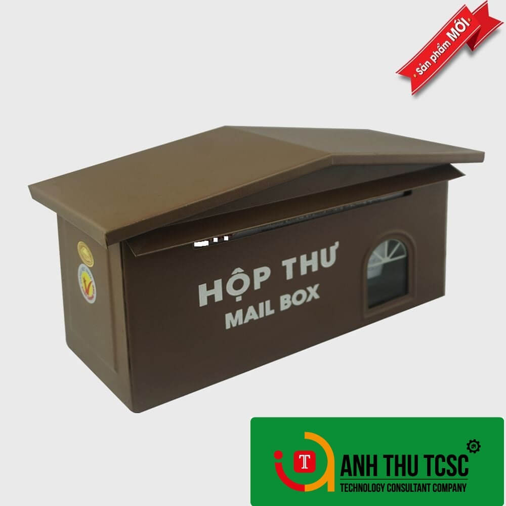 Hộp thư xinh màu nâu