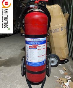 Bình chữa cháy Sông Hồng xe đẩy bột ABC 35kg