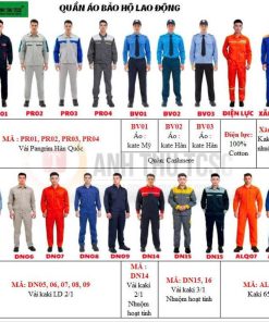 Địa chỉ bán đồng phục lao động tại bình dương