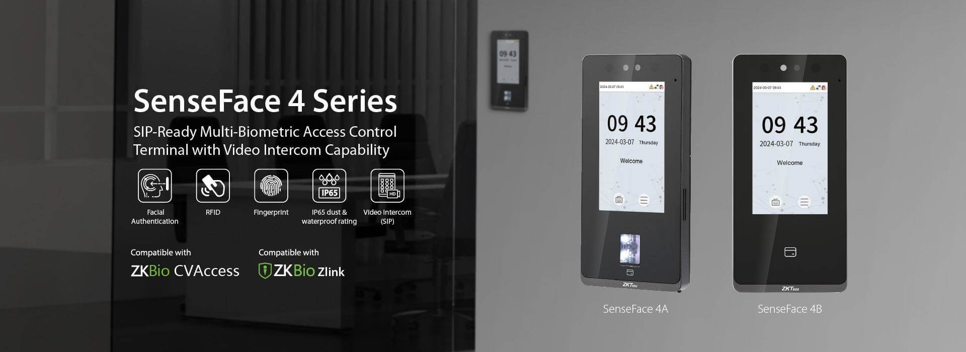 Địa chỉ bán máy chấm công khuôn mặt SenseFace 4A tại hồ chí minh