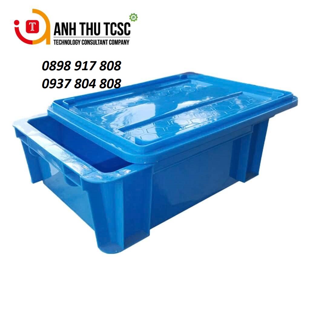 Thùng nhựa đặc 455x270x120mm