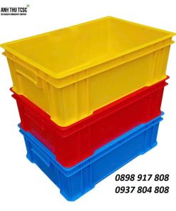 Thùng nhựa đặc 515x335x170mm