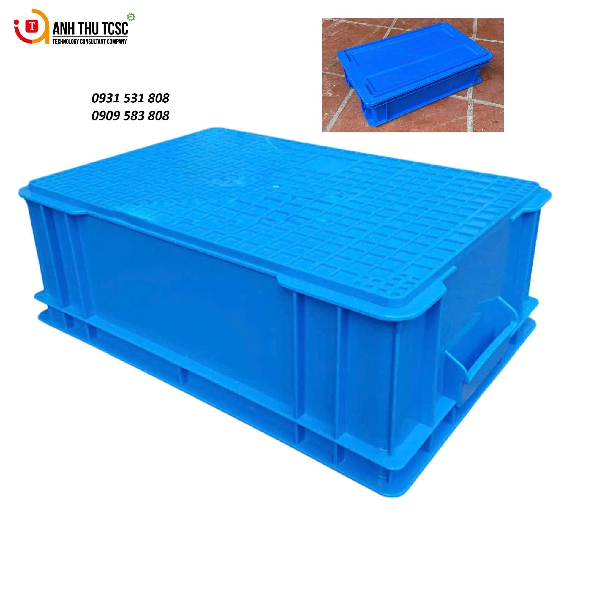 Thùng nhựa đặc có nắp