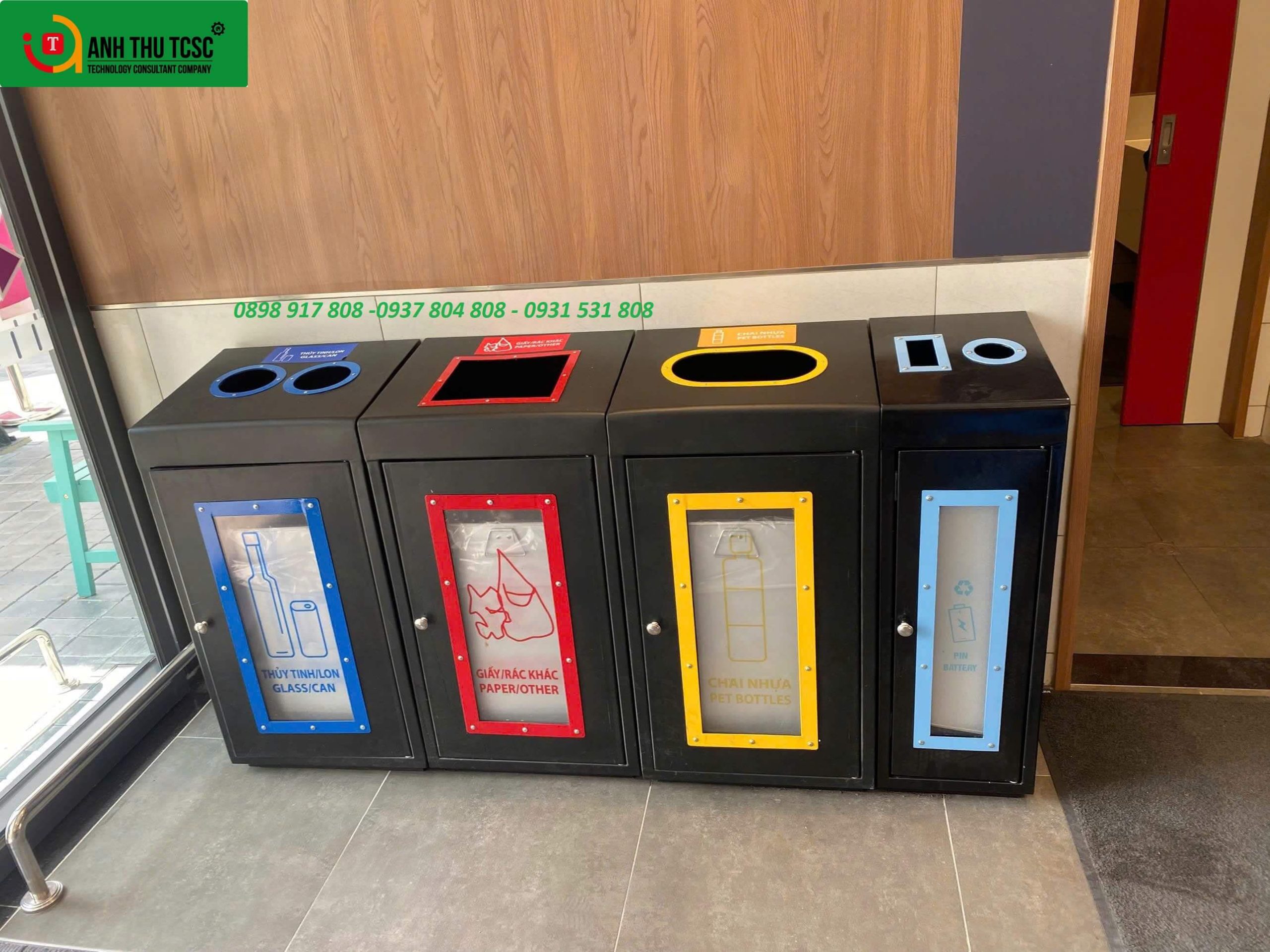 Phân phối thùng rác cho siêu thị AEON