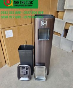 Thùng rác sắt gạt tàn WY01