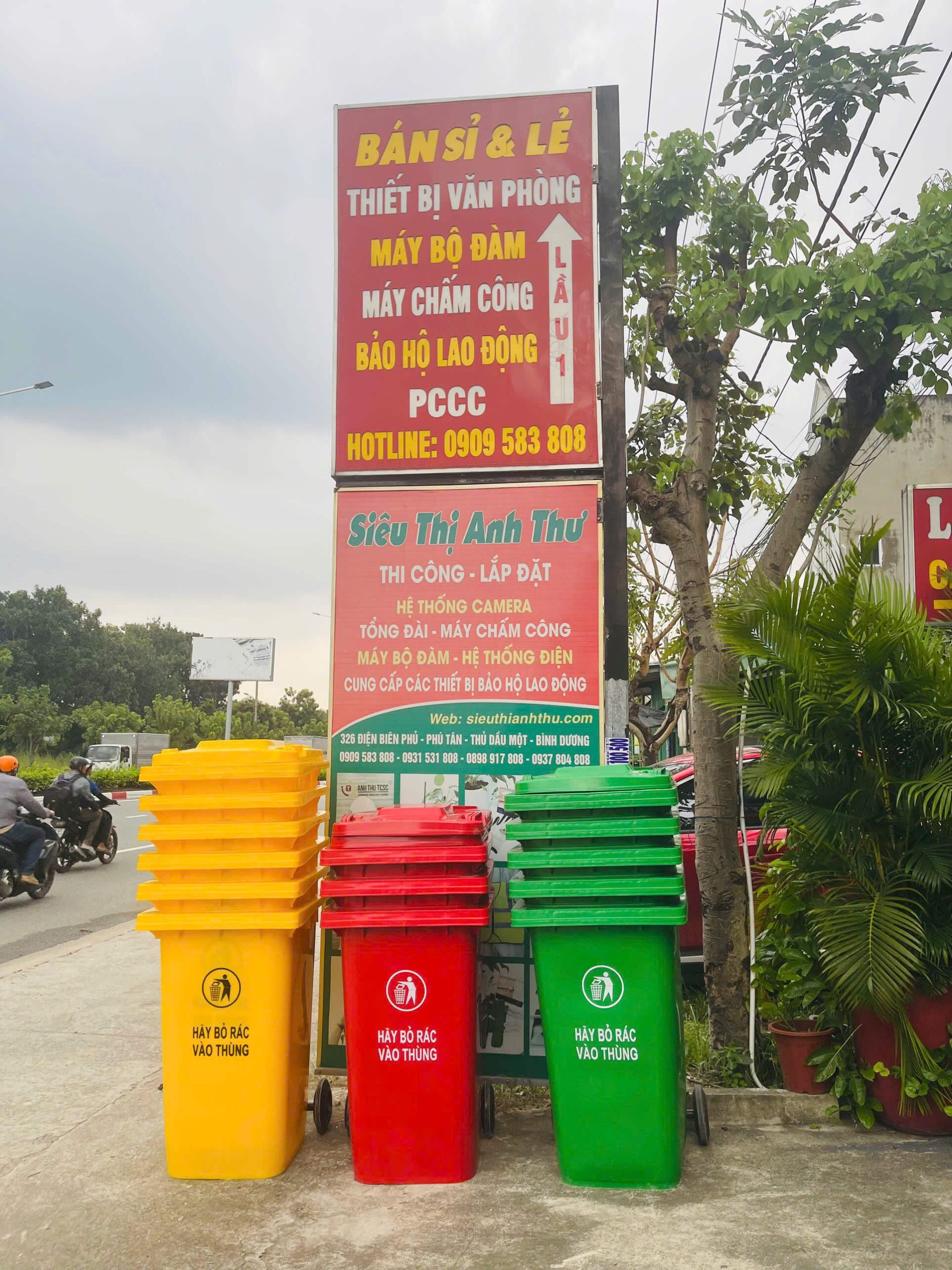 Địa chỉ bán thùng rác công cộng tại bình dương