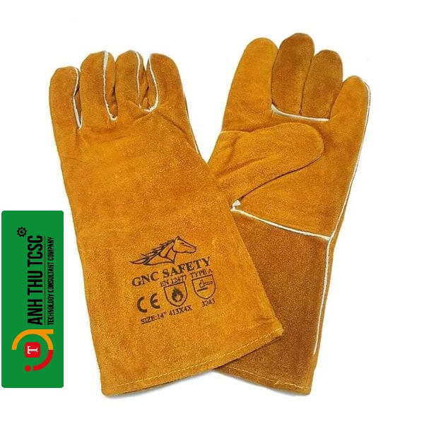 Găng tay da hàn 14in Găng tay da hàn 14in
