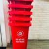 Thùng rác 240L màu đỏ