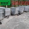Xe thu gom rác bằng tôn 500L không nắp đậy