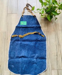 Yếm da hàn nguyên tấm màu đen