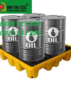 Pallet chống tràn chứa 4 phuy SPL-131330-4T