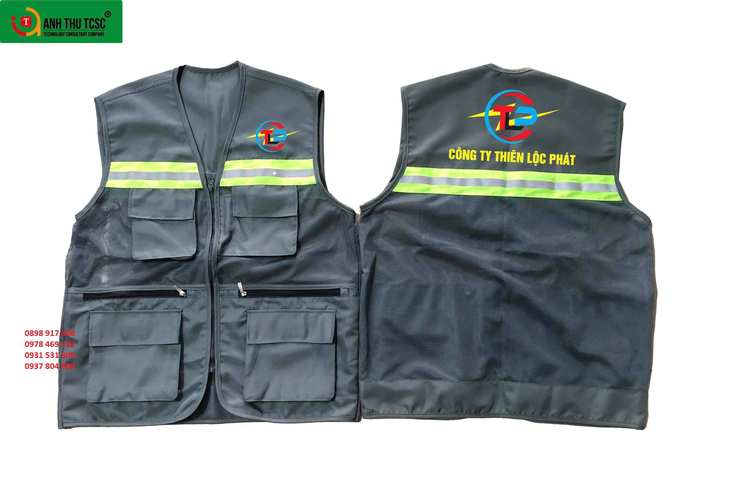 bán áo ghi lê phản quang giá rẻ bình dương