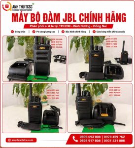 Phân phối máy bộ đàm JBL chính hãng tại Bình Dương - Hồ Chí Minh - Đồng Nai